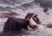 Alfred Guillou Adieu Spain oil painting artist